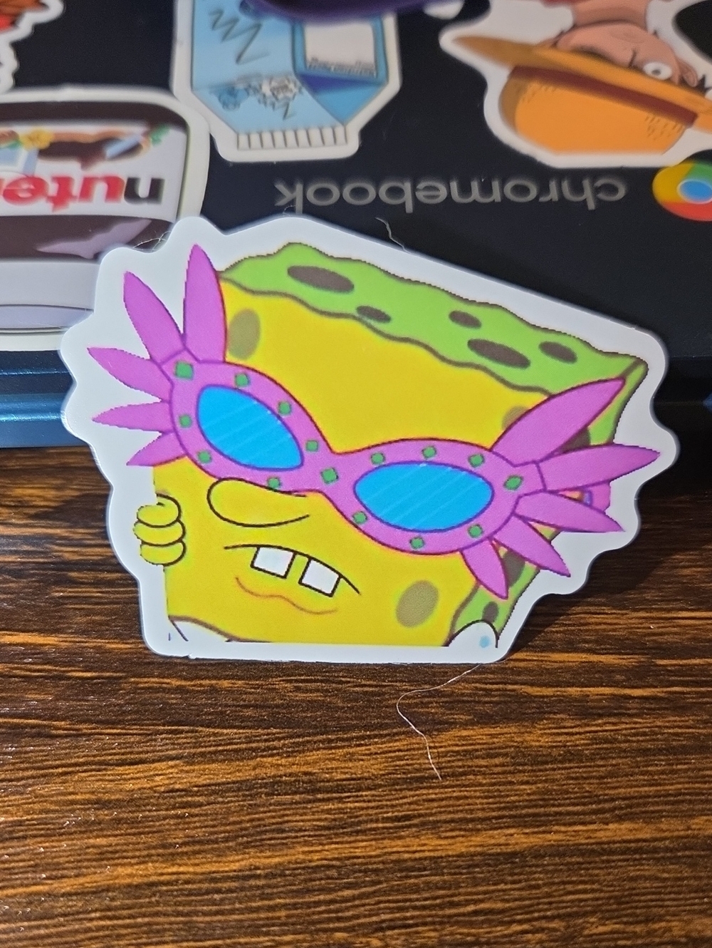 Pink Sunglasses Sponge Sticker for Kids Accessories